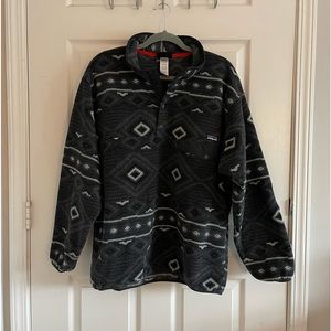 Mens Patagonia t-snap fleece pullover
